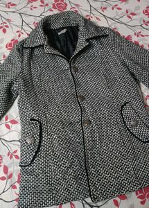 Vintage Houndstooth Wool Blend Coat🥰