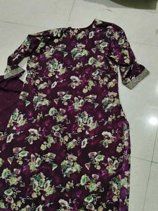Floral Print Kurta Set