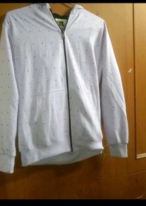 Light Purple Dotted Zip-Up Hoodie(unused)