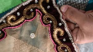 Embellished Net Dupatta