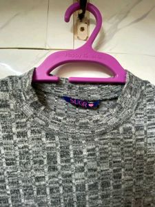 Grey Long Body Hugging Dress