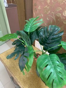 2 Pcs Artificial Monstera Plant