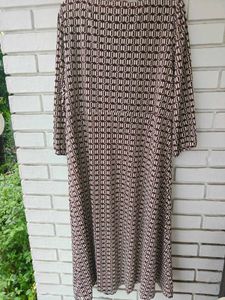 Stylish Geometric Print Dress