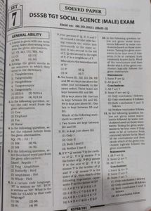 Kiran DSSSB TGT Social Science SST Solved papers
