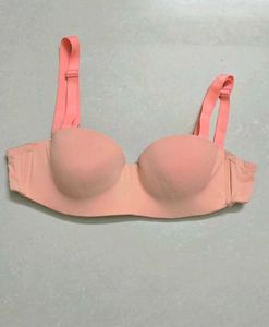 Peach Pink Padded Bra | Everyday Essential 🎀