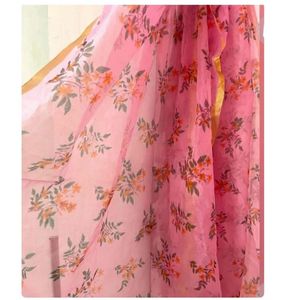 New Chanderi Cotton Dupatta with Tasselled Border
