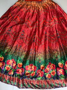 Boho Floral Maxi Skirt