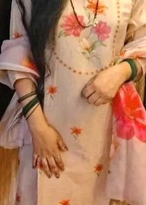 Elegant Floral Kurta set with plazo