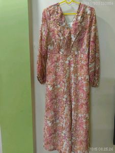 Boho Floral Print Maxi Dress