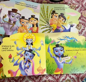 Set of 4 hardbound cut out books (3-5 year olds)