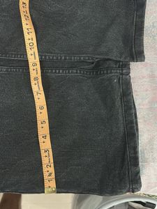 Washed Classic Black Denim Jeans