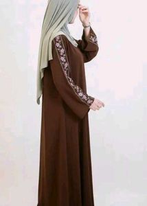 Embroidered Abaya Gown