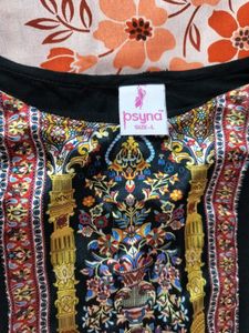 Beautiful Printed Black Kurta with work 🔥💕🖤