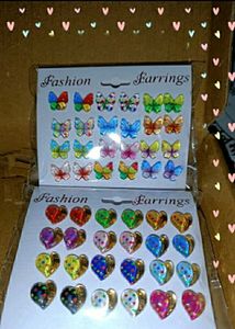 Acrylic Stud Earrings With Free Delivery