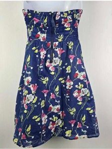 Floral Strapless Summer Dress