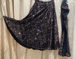 Full Sequins Sparkle Lehenga Skirt