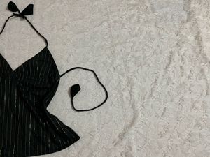 y2k backless chatpate Halter Top