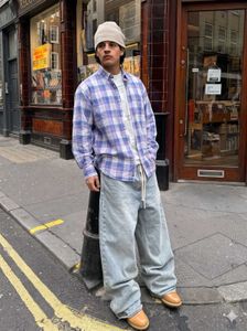 Men's Baggy Light Wash Jeans
