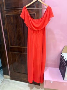 AND Chic Off-Shoulder Maxi Dress