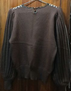 Vintage Brown Knit Sweater