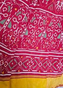New Like Ikkat Print Floor Length Gown