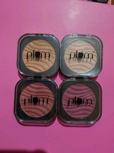 Combo Of 4 Plum Blushes & Highlighters 2 Each