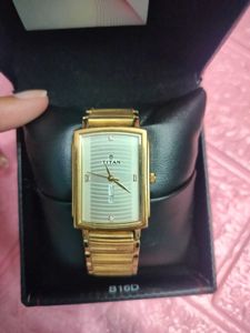 Titan Gold Watch original