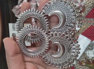 Combo of 4- Silver Oxidised Earrings Set