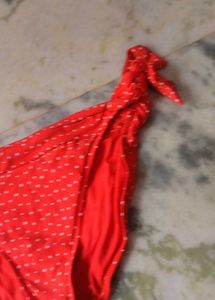 Red Polka Dot Bikini Bottom