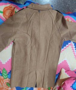 Vintage Suede Trench Coat