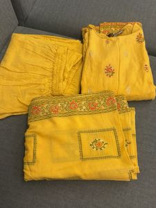 Lovely Yellow Cotton Blend KPD