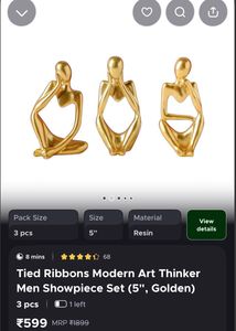 Blinkit Showpiece-Thinking men