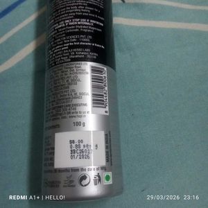 pack of 2 Denver Black Code Cologne Talc