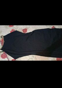 Woman black bodycon dress XL size