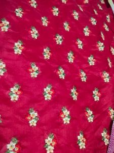 Vibrant Floral Dress Material