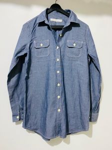 Stylish Grey denim shirt 🩶