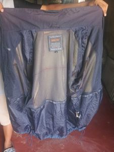 Men's Navy Blue Hooded Jacket