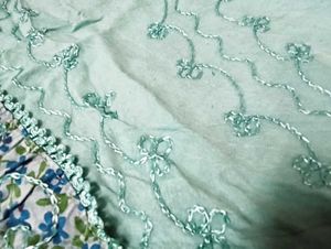 Turquoise Embroidered Kurta