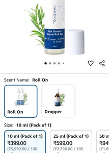 Bodywise Hair Growth Serum Roll On