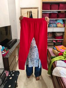 Vibrant Red Leggings