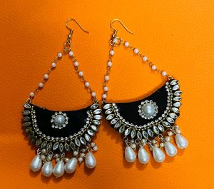 New Fabric Hand Made Earrings
