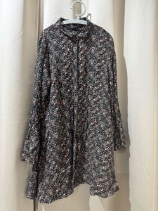 Chic Printed Shirt Dress