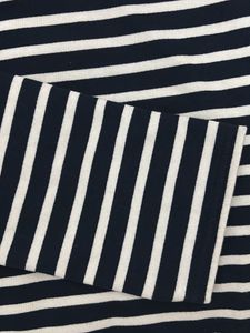 ZARA Striped Hoodie with Zip Detail