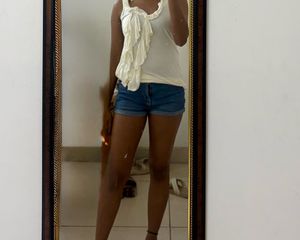 Cream Ruffled Sleeveless Top