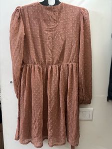 SASSAFRAS Chic Textured Midi Dress