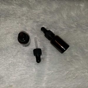 Empty Amber Dropper Bottles Set