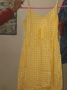 Yellow Gingham Sundress
