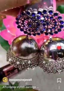 Lightweight Oxidized Jhumka