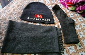 London Hat, Scarf & Socks Set