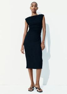 H&M Draped Bodycon Dress